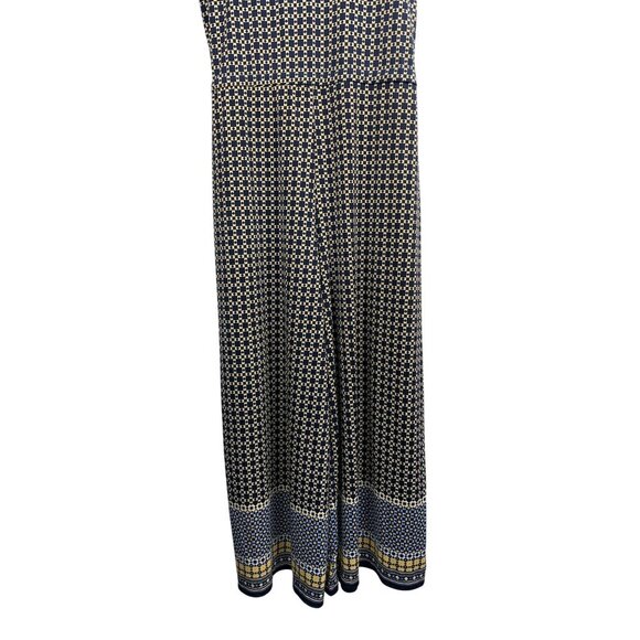 Max Studio Womens XL Sleeveless Geometric Print Jumpsuit With V-Neckline - Picture 5 of 7
